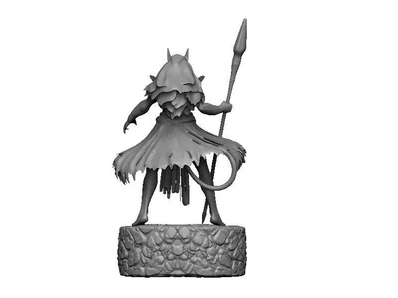 Bastet 3D print model_4