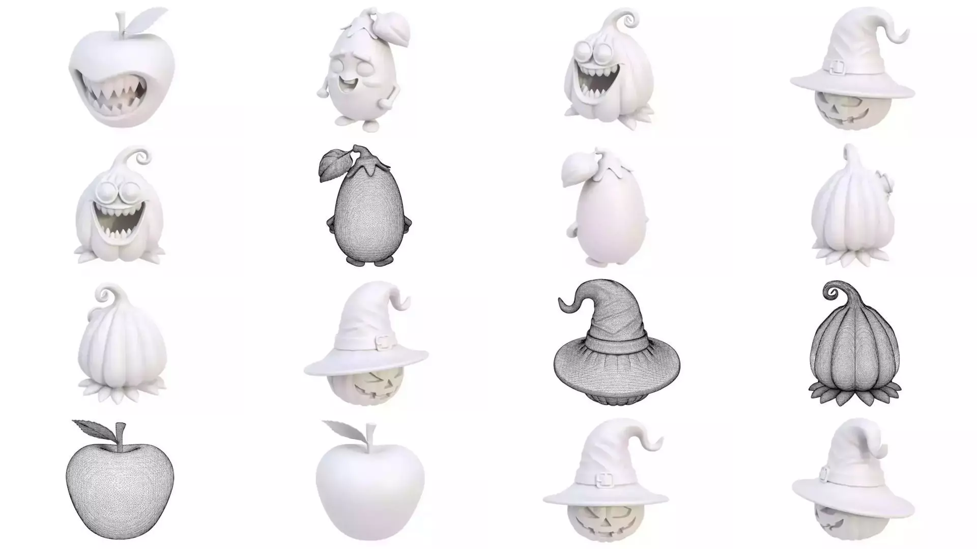 Collection of characters for Halloween vol 01 _21