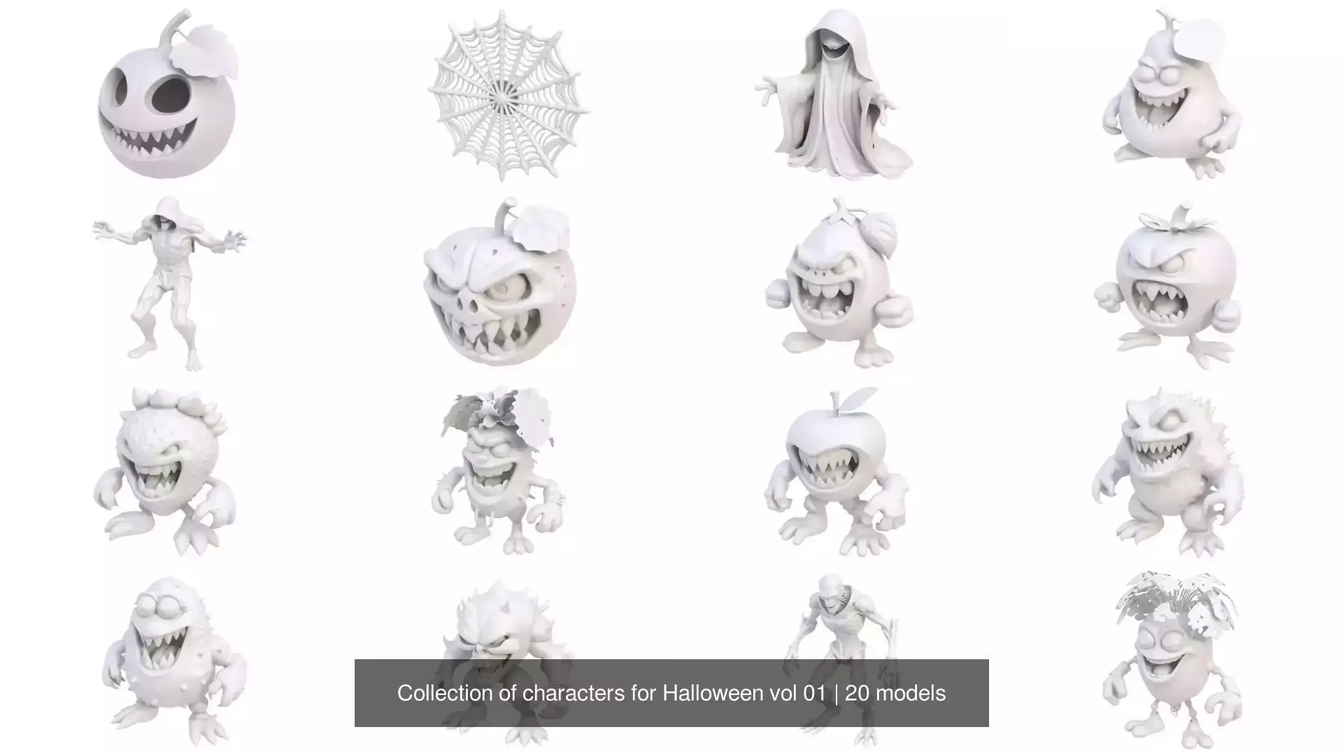 Collection of characters for Halloween vol 01 _0