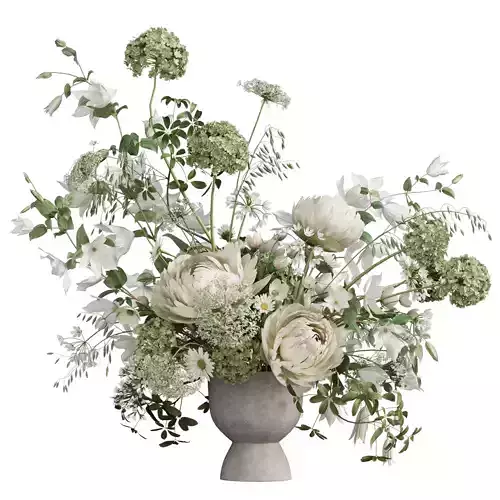 Flower In Vase 98 3D model Flower In Vase 98 3D model