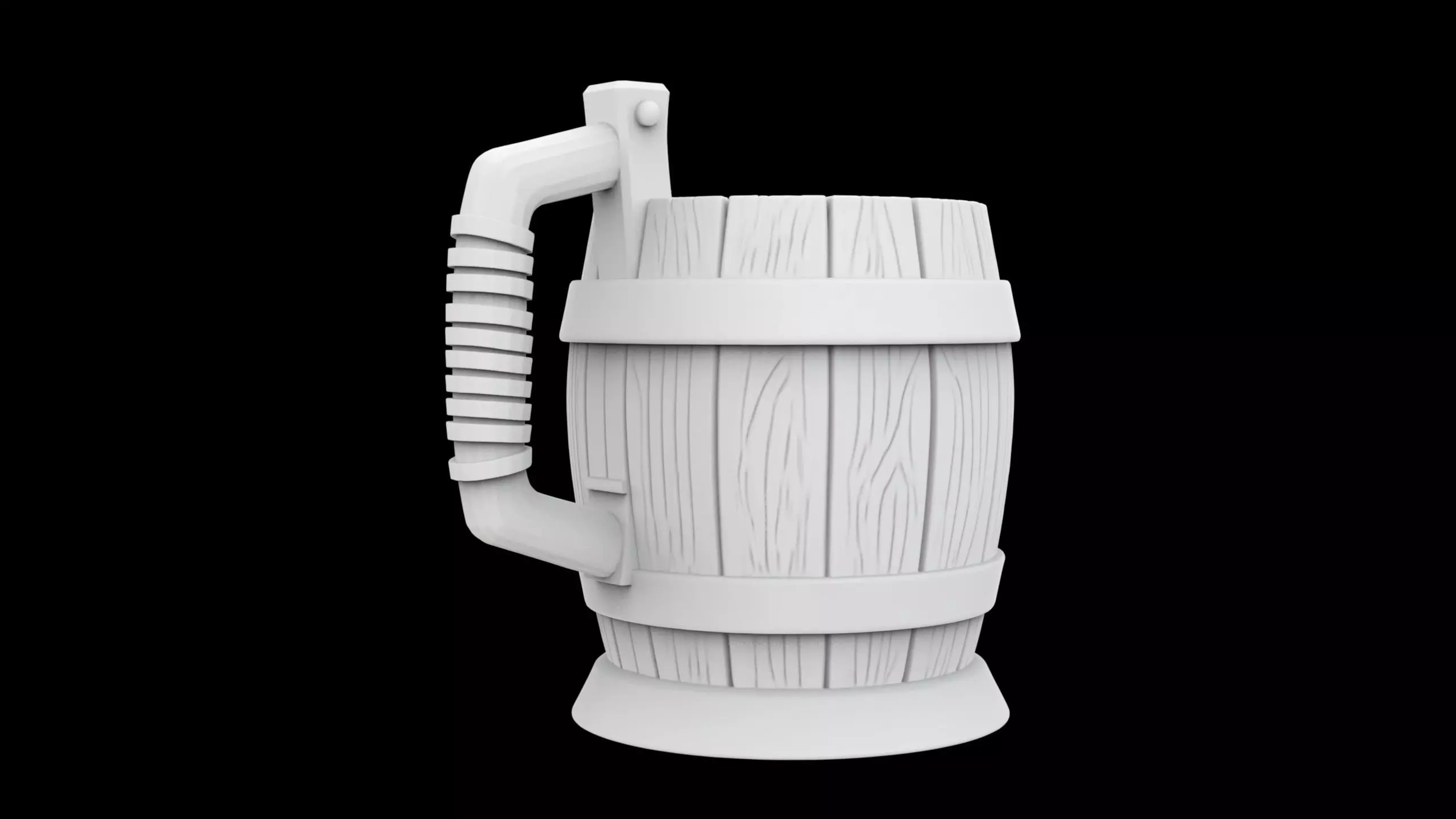 Viking Barrel Pint Cozy 3D Printable Cup Holder 3D print model