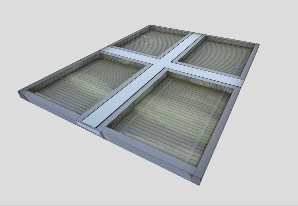 low poly window 3 with four squares in it Low-poly 3D model_5