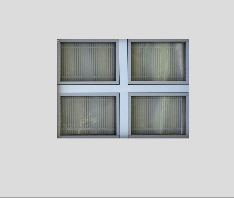 low poly window 3 with four squares in it Low-poly 3D model_1