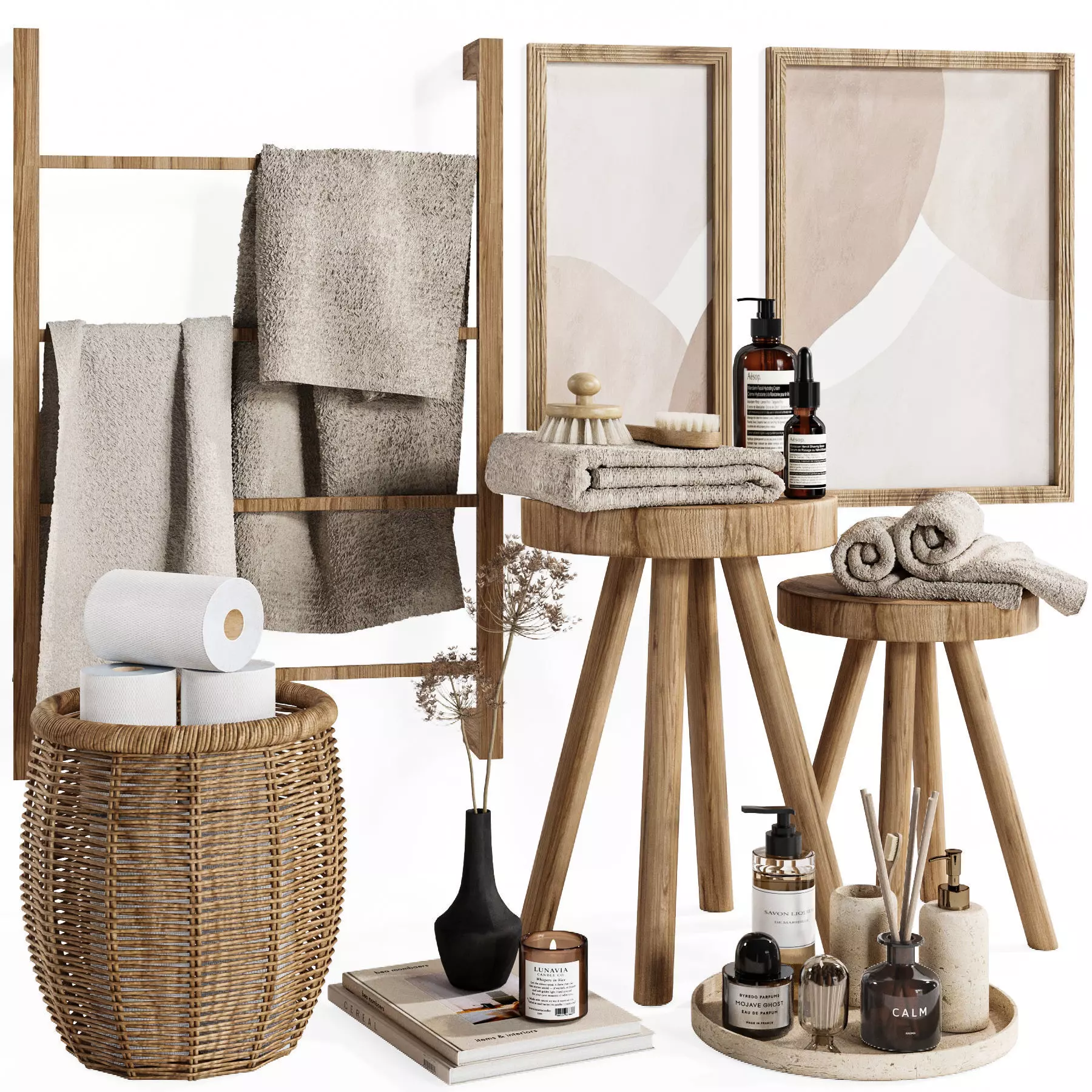 Bathroom Accessories-H51 3D model