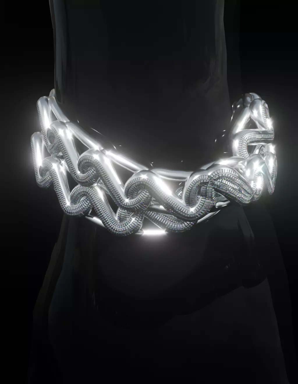 FIVEM SNAKE LINK AND BRACELET 3D model_6