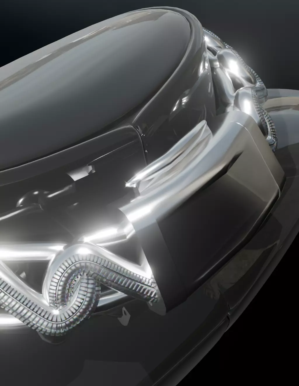 FIVEM SNAKE LINK AND BRACELET 3D model_2