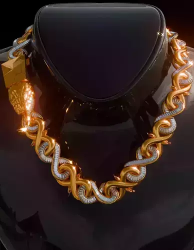 FIVEM SNAKE INFITY LINK and BRACELET 3D model
