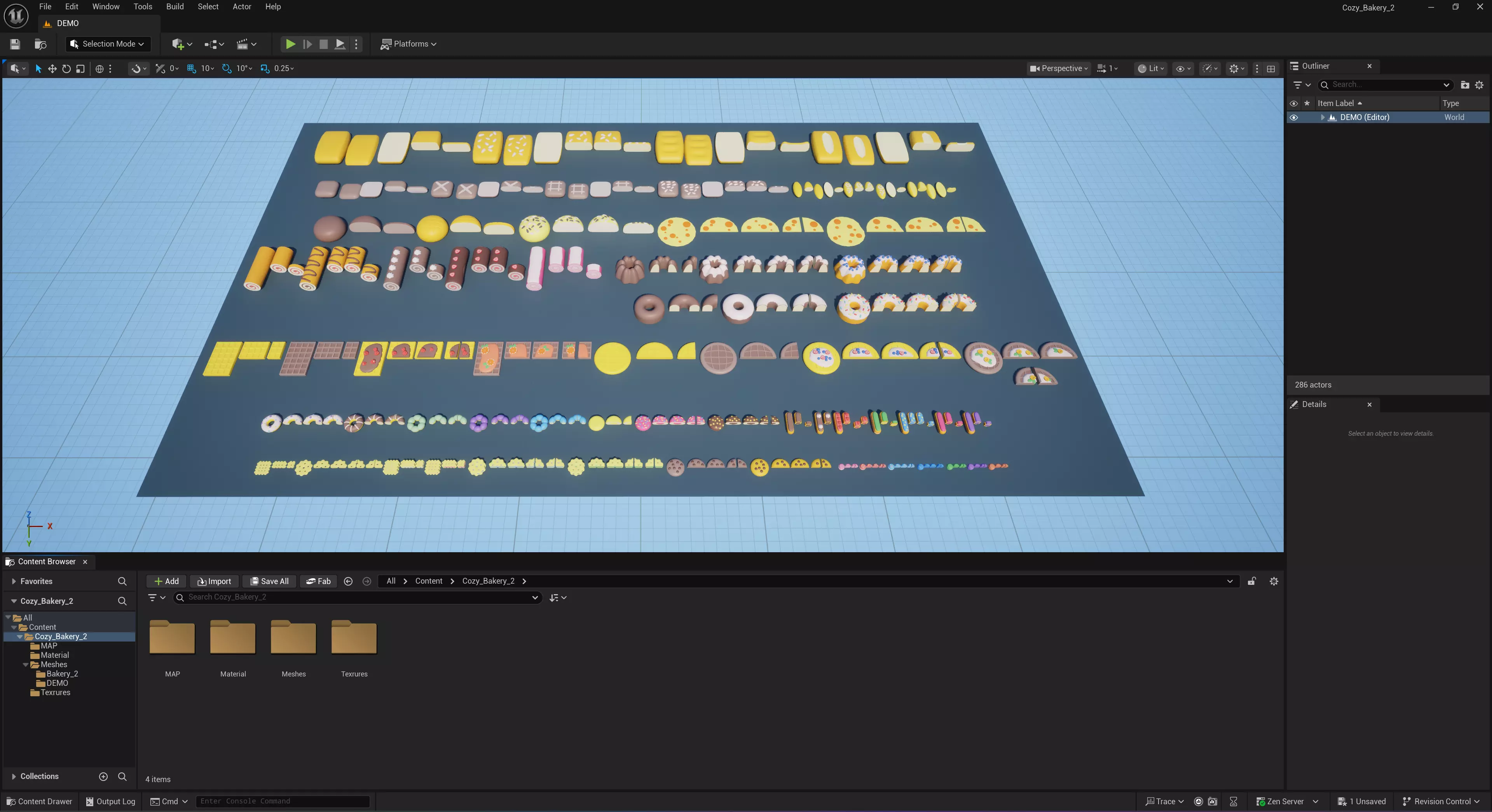 Cartoon Bakery and Pastry Pack 2 Low-poly 3D model_10