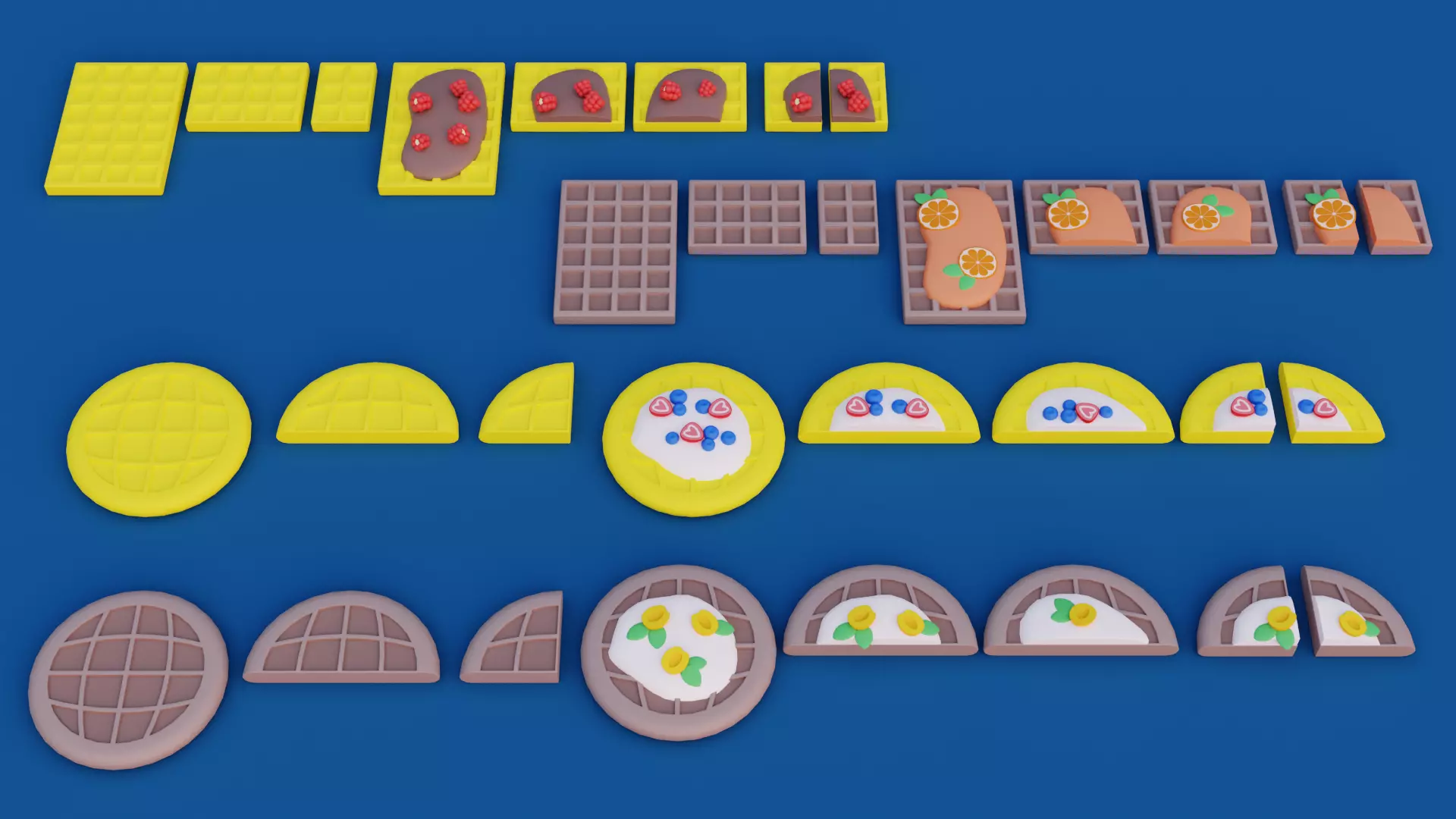 Cartoon Bakery and Pastry Pack 2 Low-poly 3D model_6