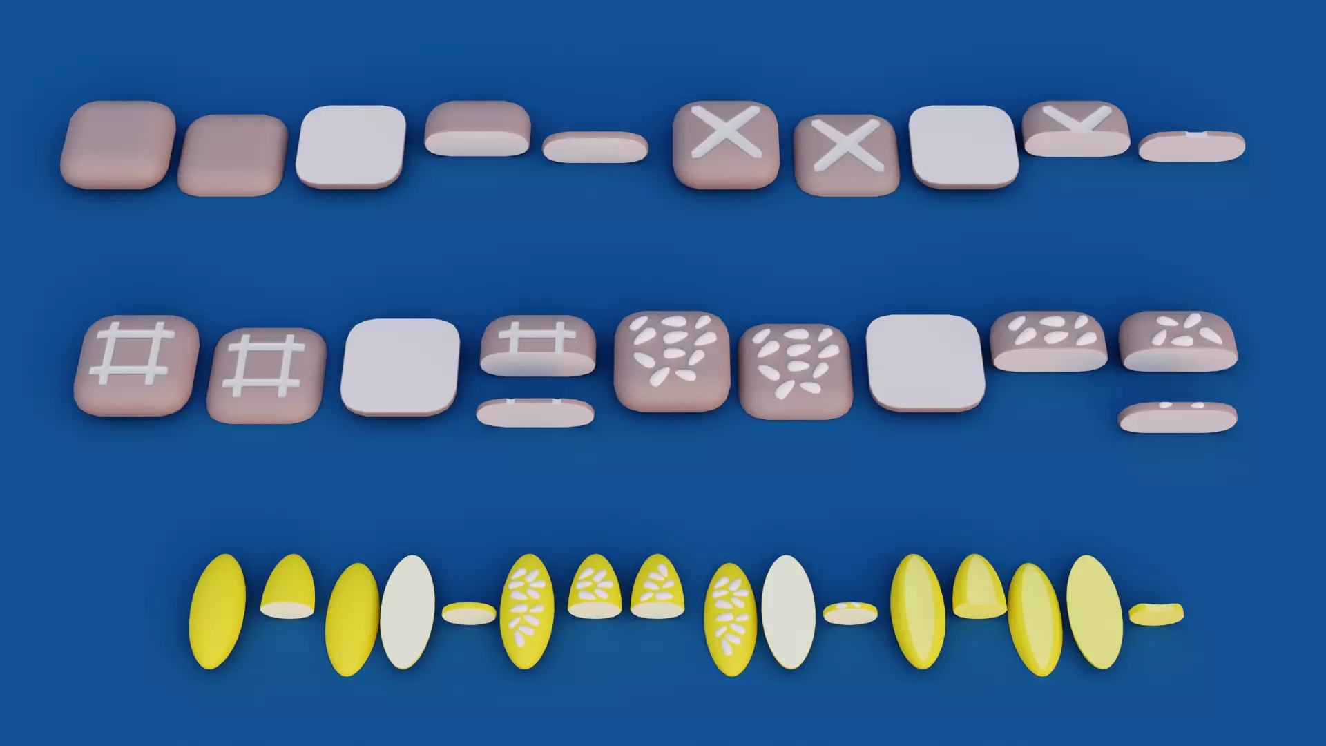 Cartoon Bakery and Pastry Pack 2 Low-poly 3D model_3