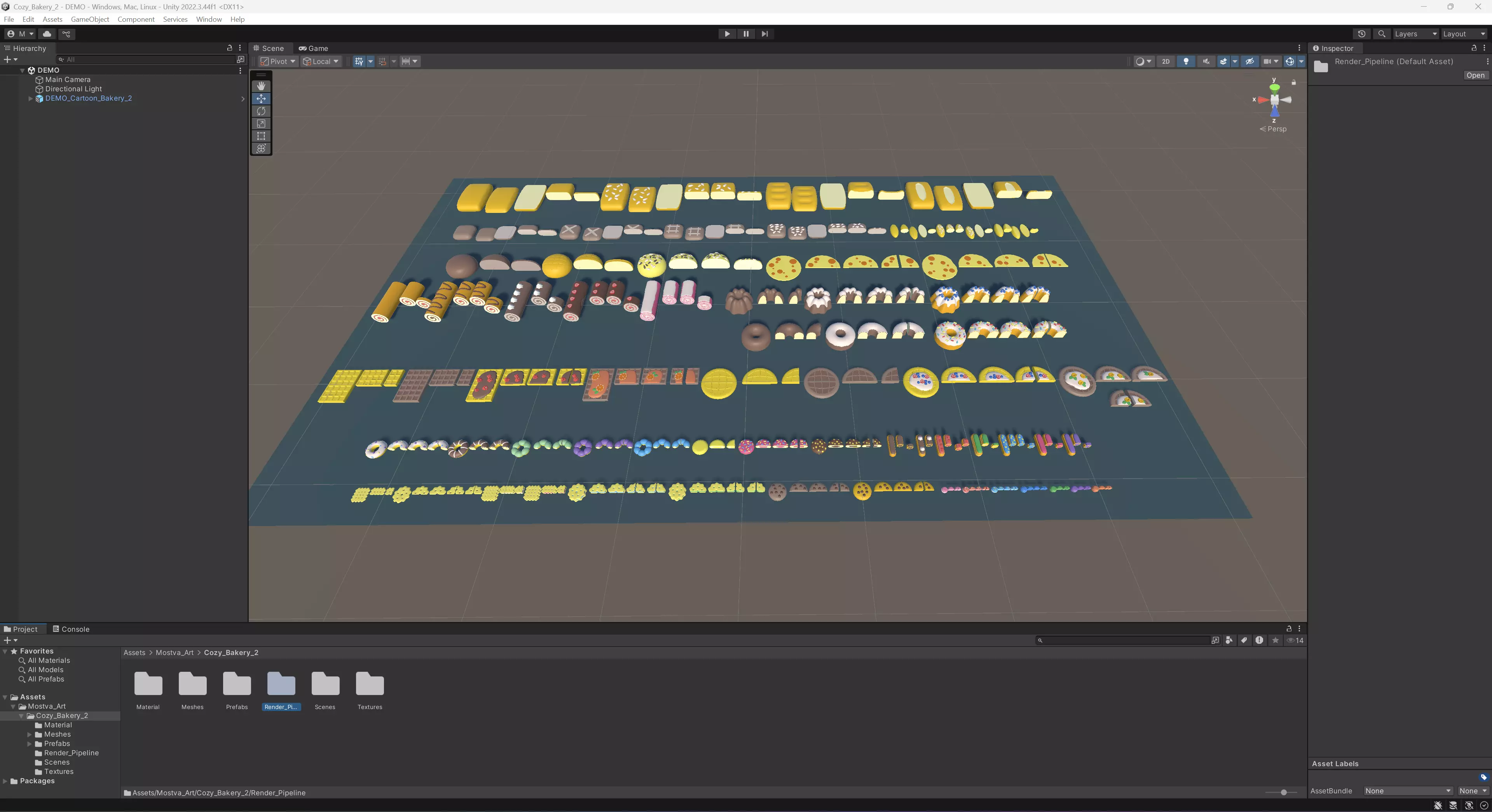 Cartoon Bakery and Pastry Pack 2 Low-poly 3D model_11