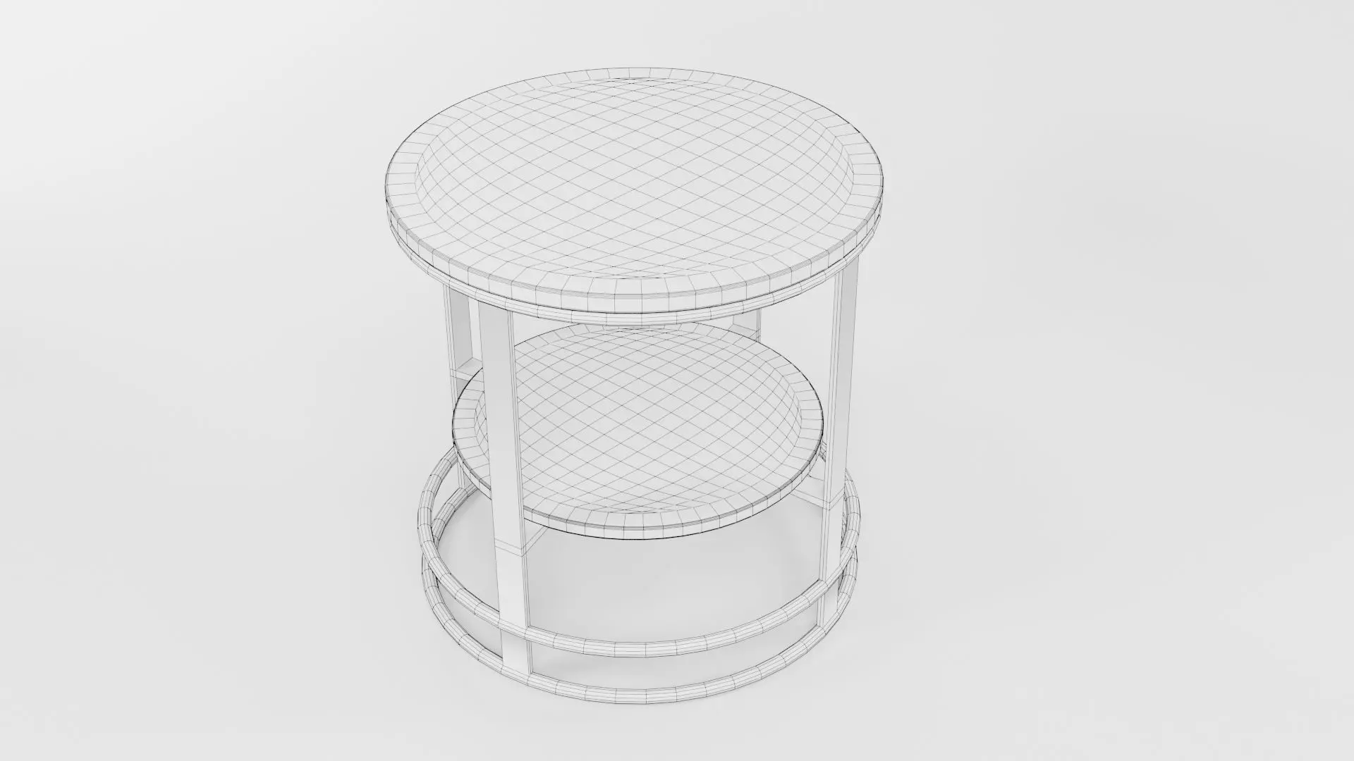 Round Table CG51 3D model_6