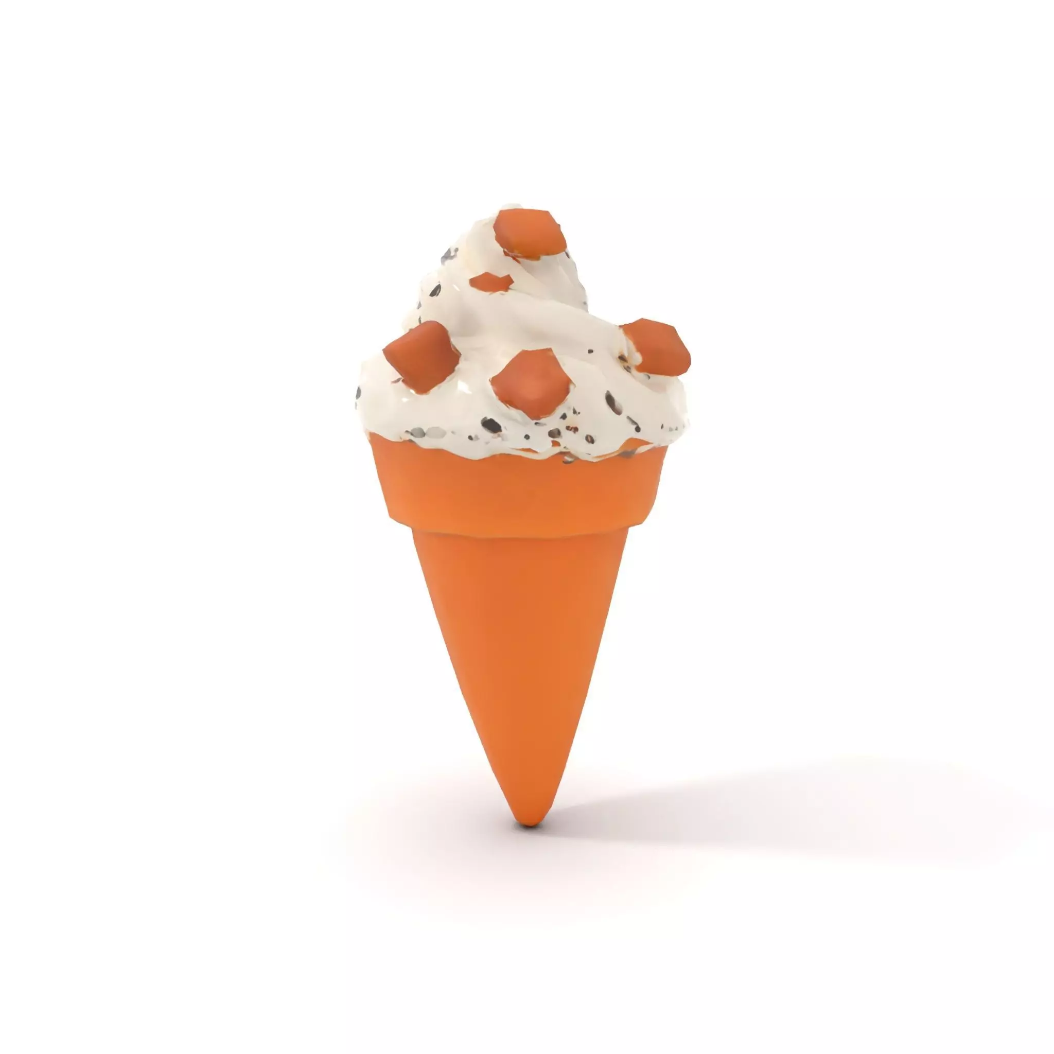 Vanilla Cone Delight model pack Low-poly 3D model_8