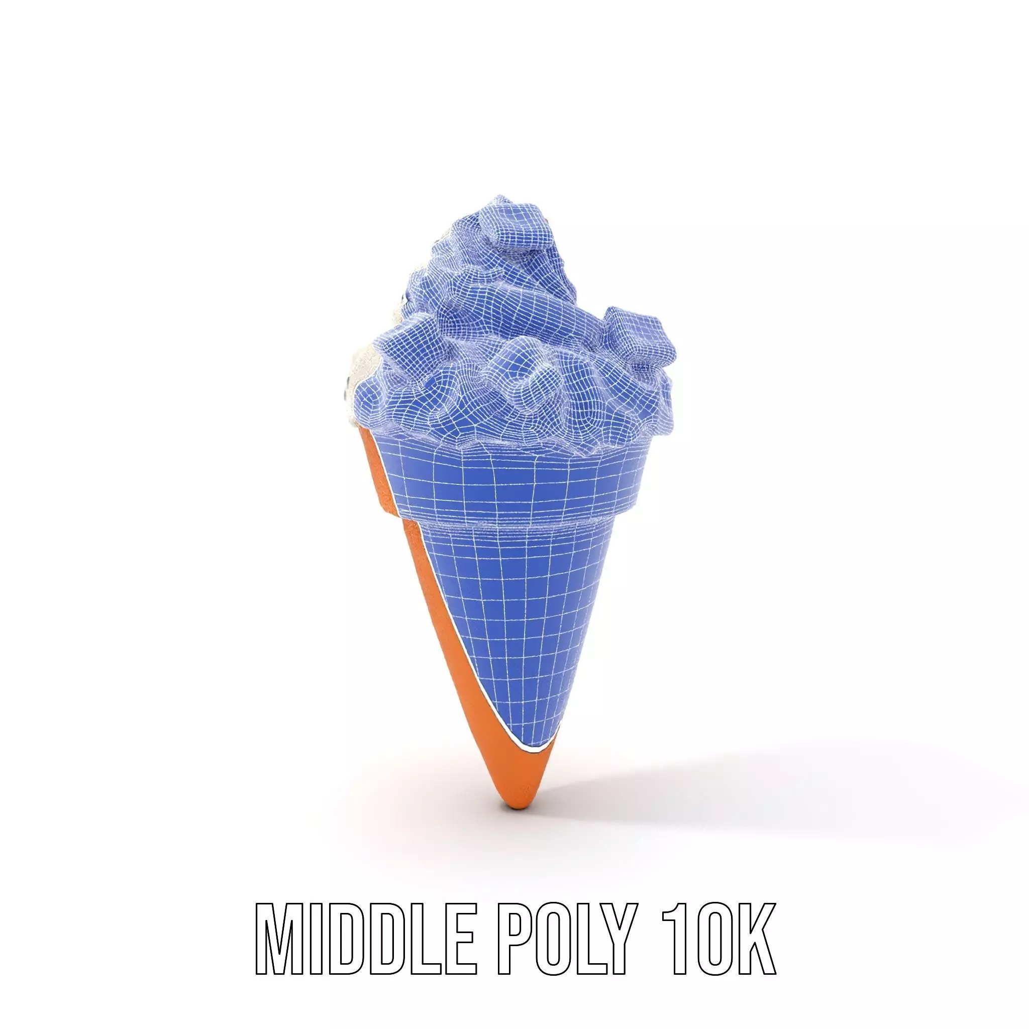 Vanilla Cone Delight model pack Low-poly 3D model_27