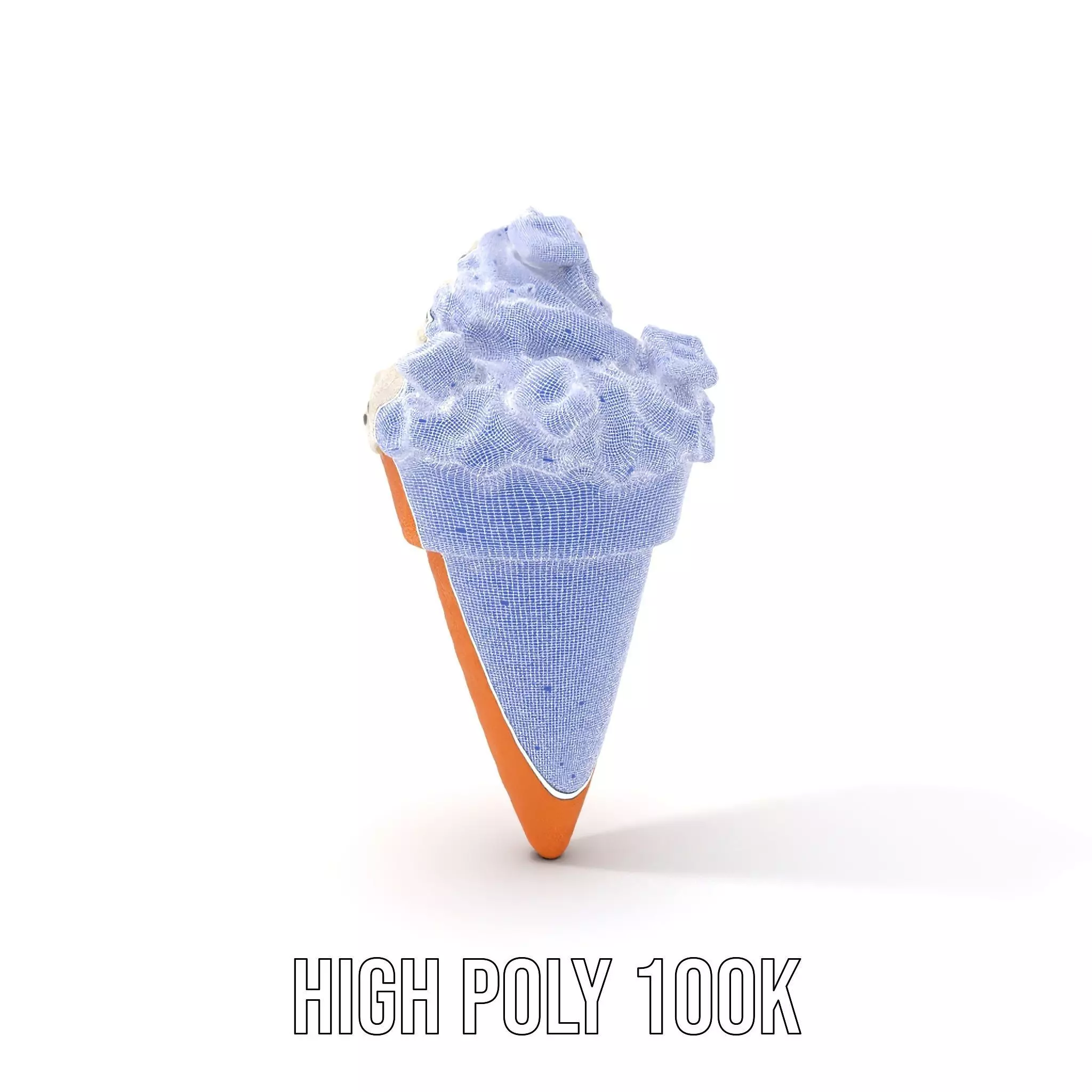 Vanilla Cone Delight model pack Low-poly 3D model_5