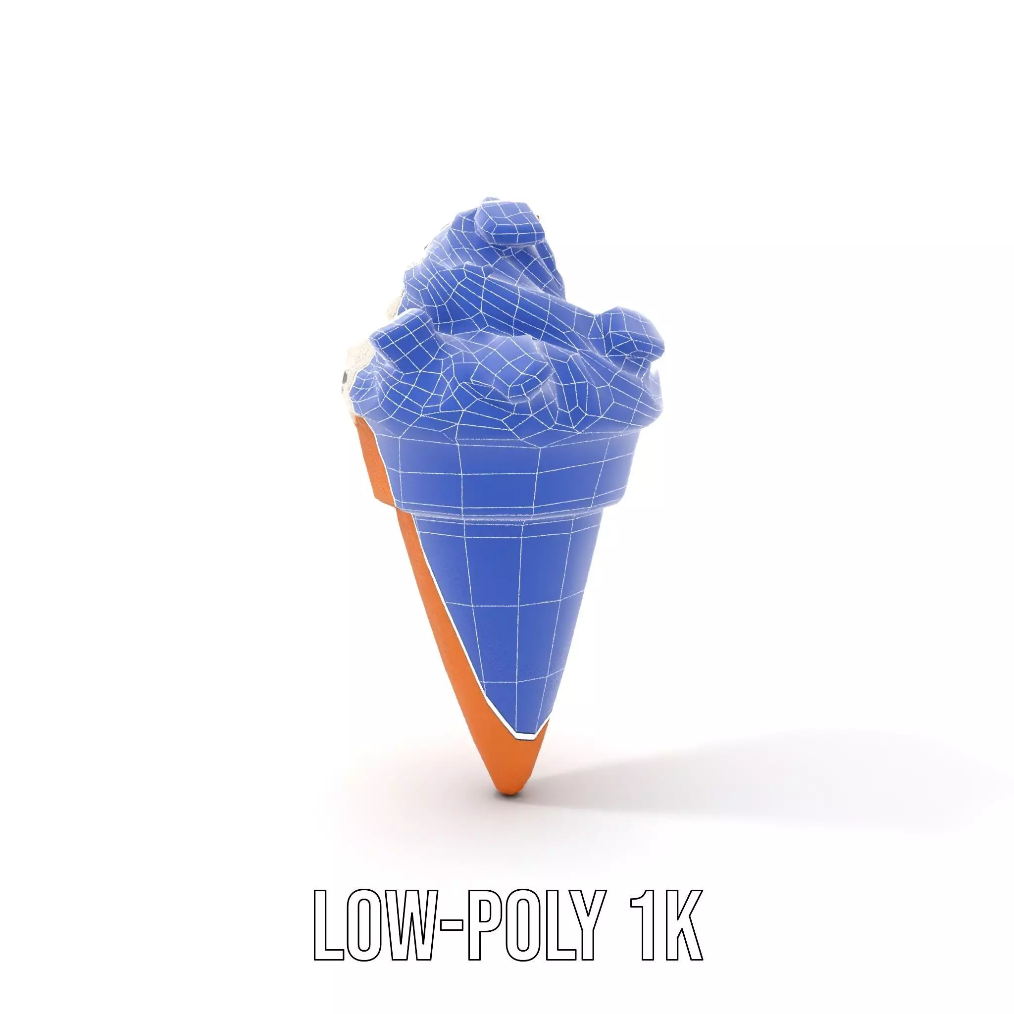 Vanilla Cone Delight model pack Low-poly 3D model_28