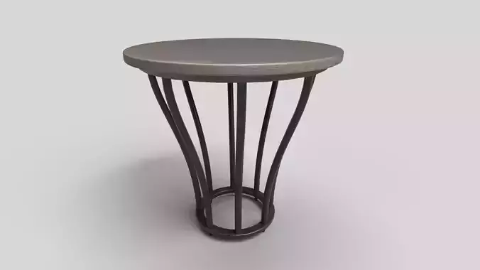 Round Table CG55 3D model