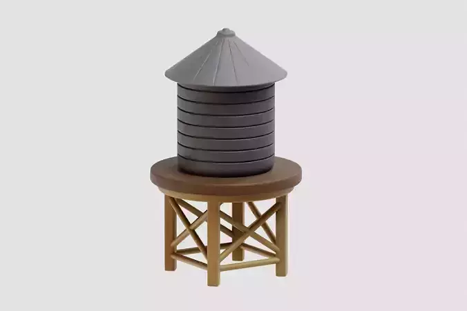 Water Tank 3d model