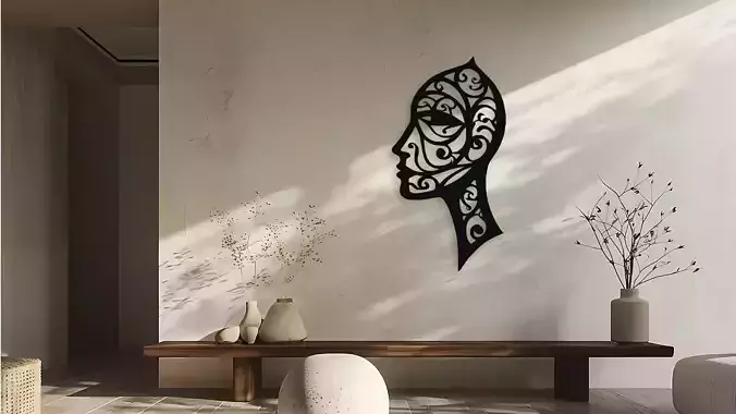 Abstract Profile Decorative Wall Art