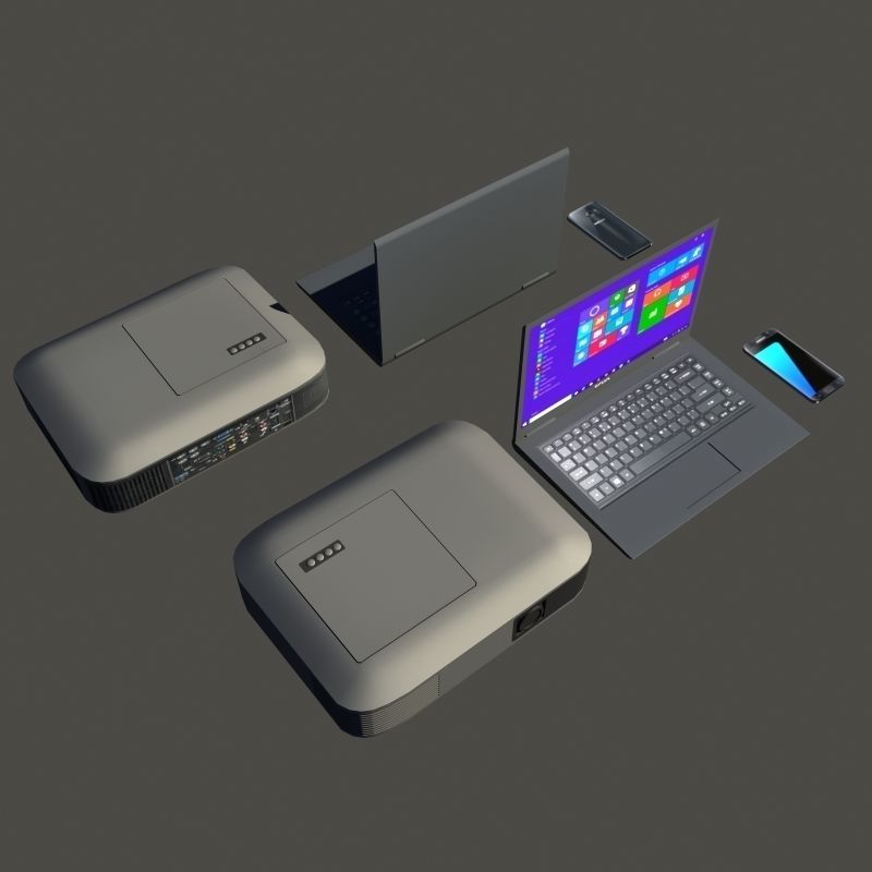 CARTOON OFFICE MAN 3D model_26