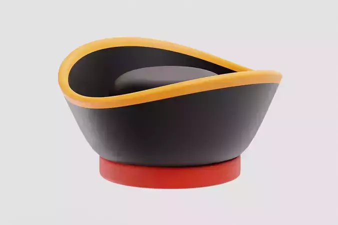 Pirate Hat cartoon 3d model Low-poly 3D model