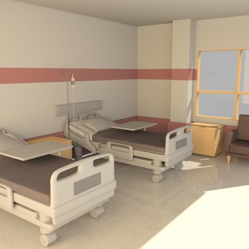 CARTOON DOCTOR MAN AND WOMEN 3D model_29