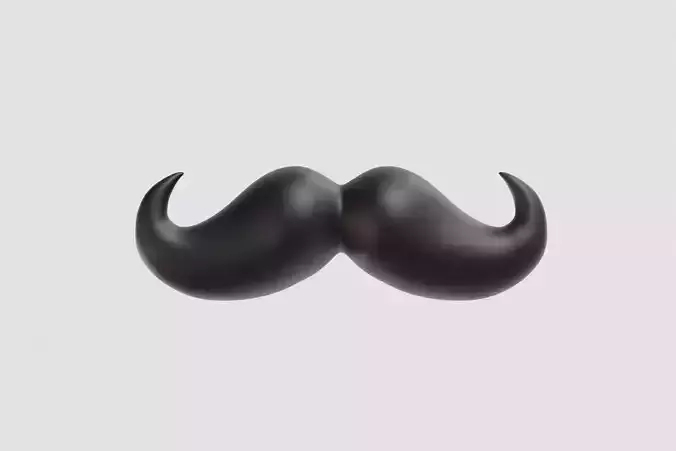 Mustache 3d model