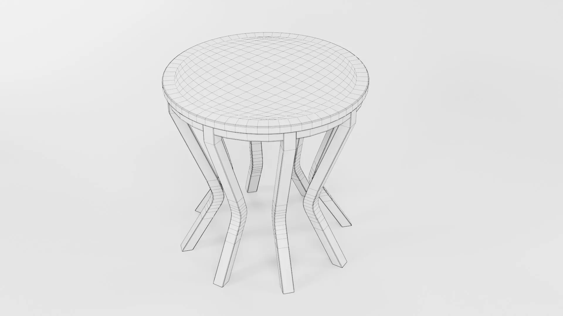 Round Table CG63 3D model_6