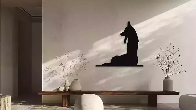 Guitarist Silhouette Wall Decor Art