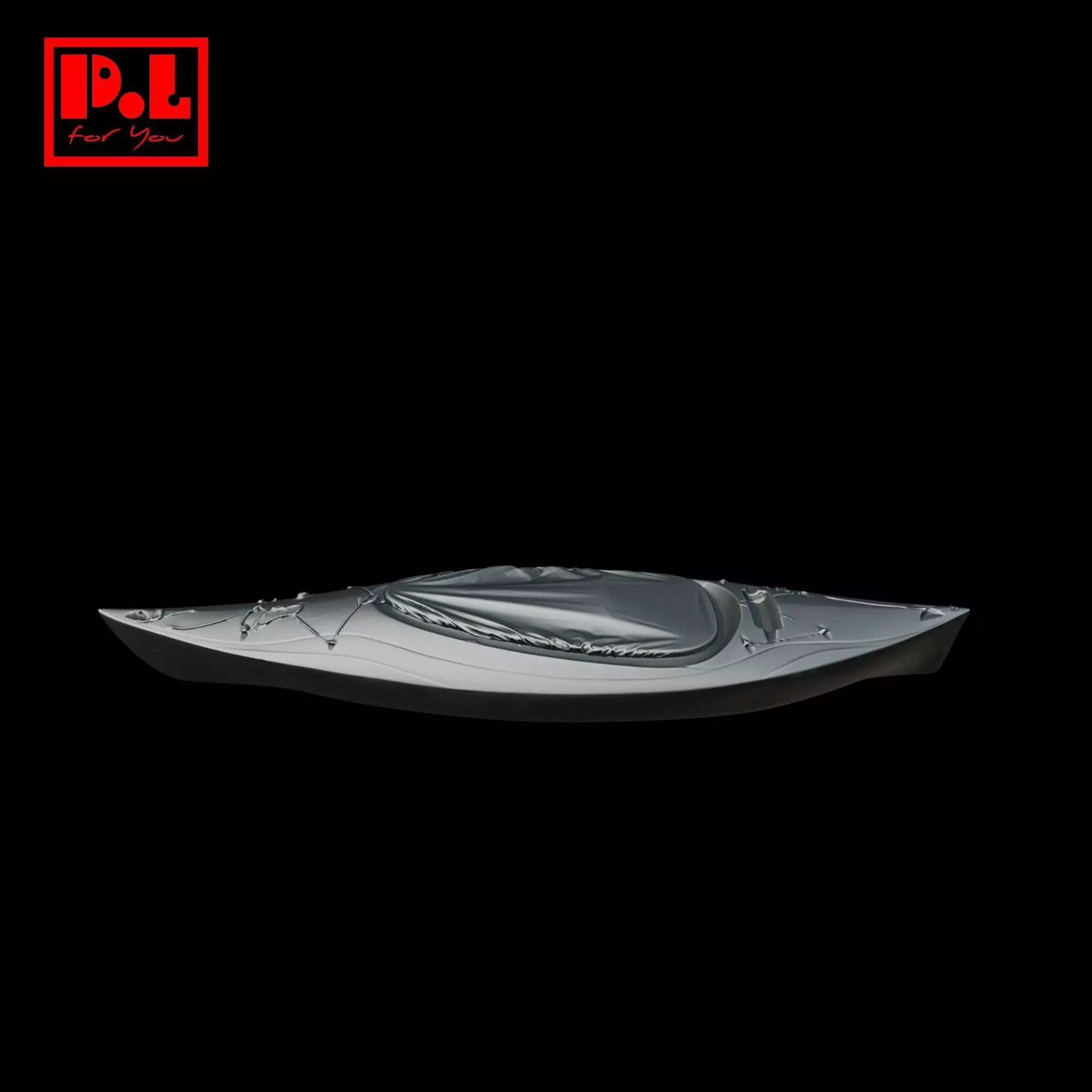 Kayak  3D print model_2