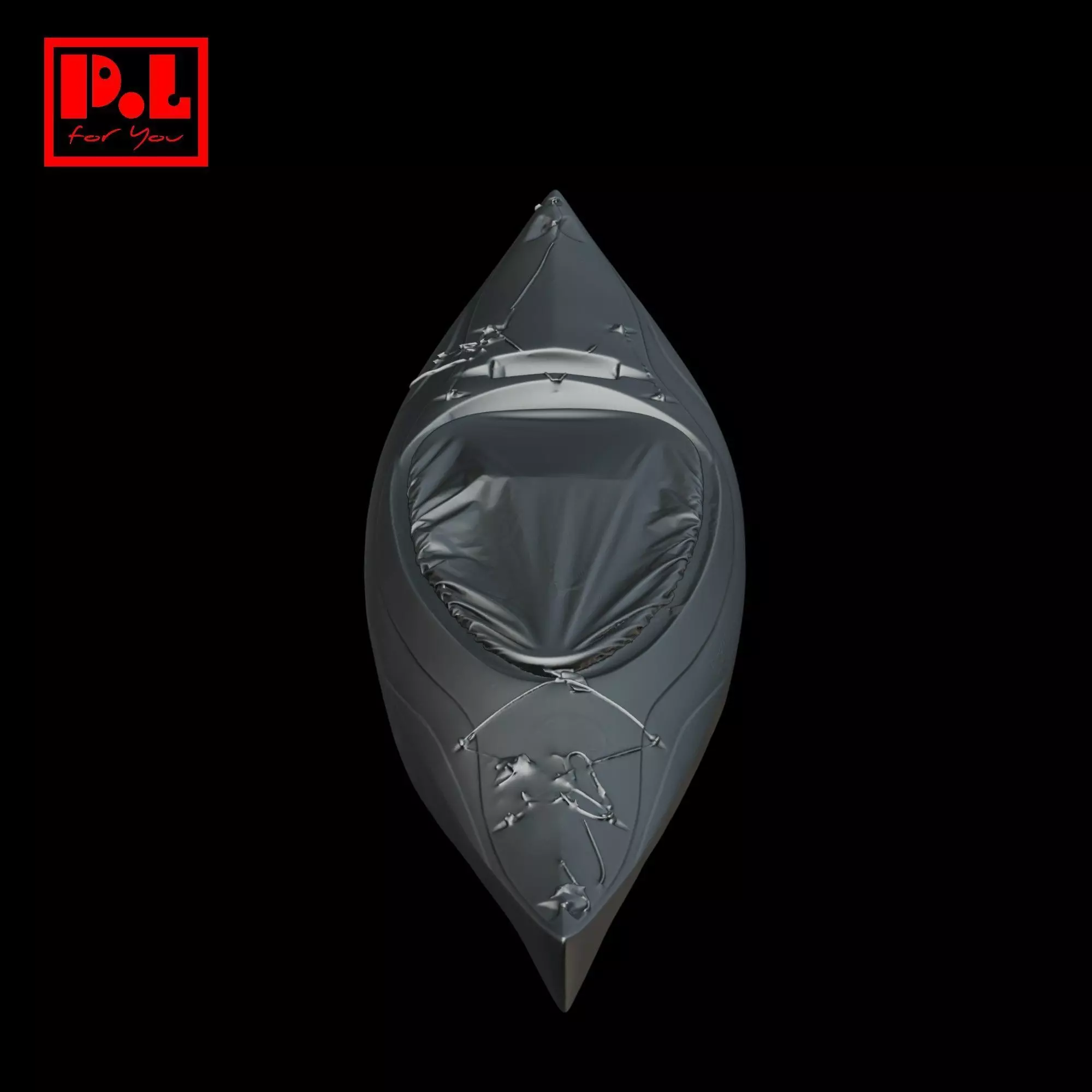 Kayak  3D print model_1