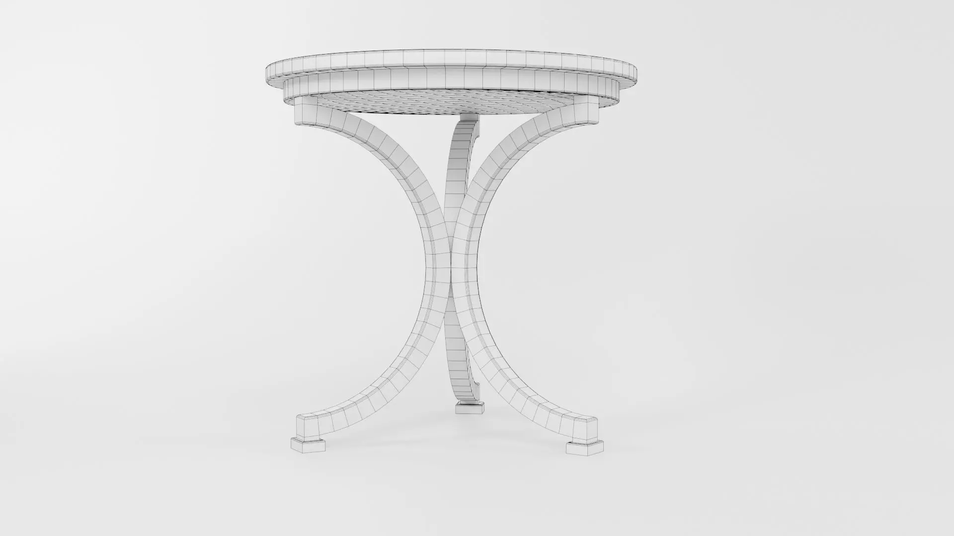 Round Table CG66 3D model_5