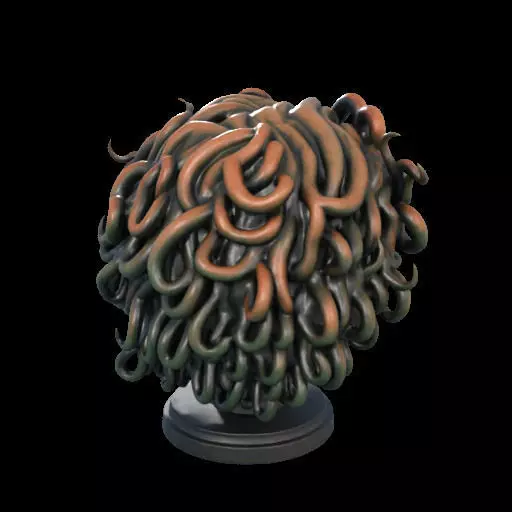 2110 Medusa Gorgon Head 3D Model  magic 3D print model_4