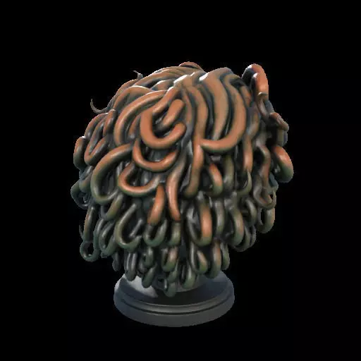 2110 Medusa Gorgon Head 3D Model  magic 3D print model_3