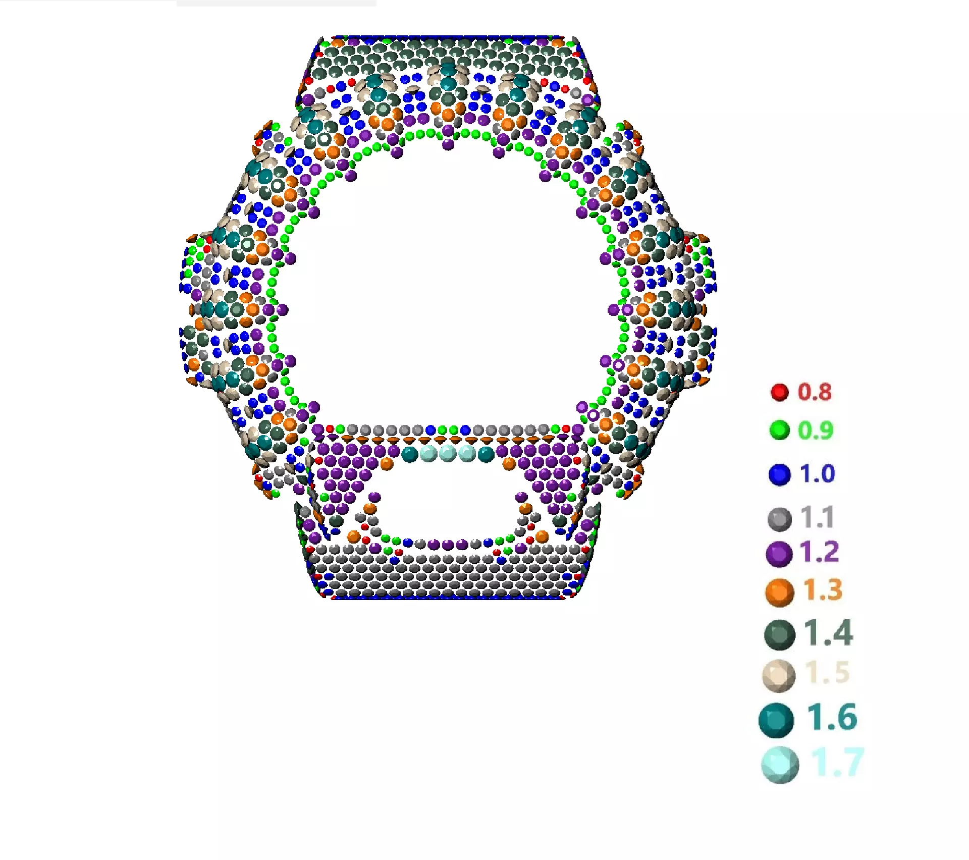 Watch case compatible with DW-6900 3D print model 3D print model_7