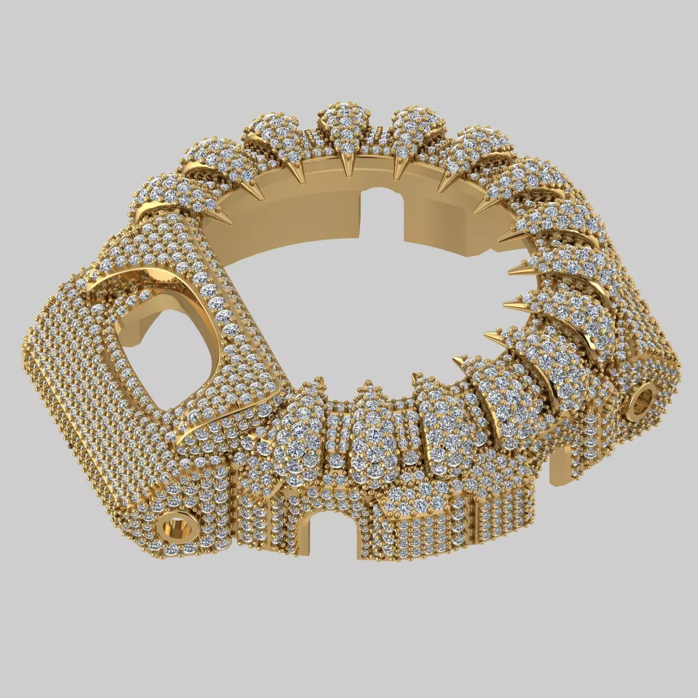 Watch case compatible with DW-6900 3D print model 3D print model_1