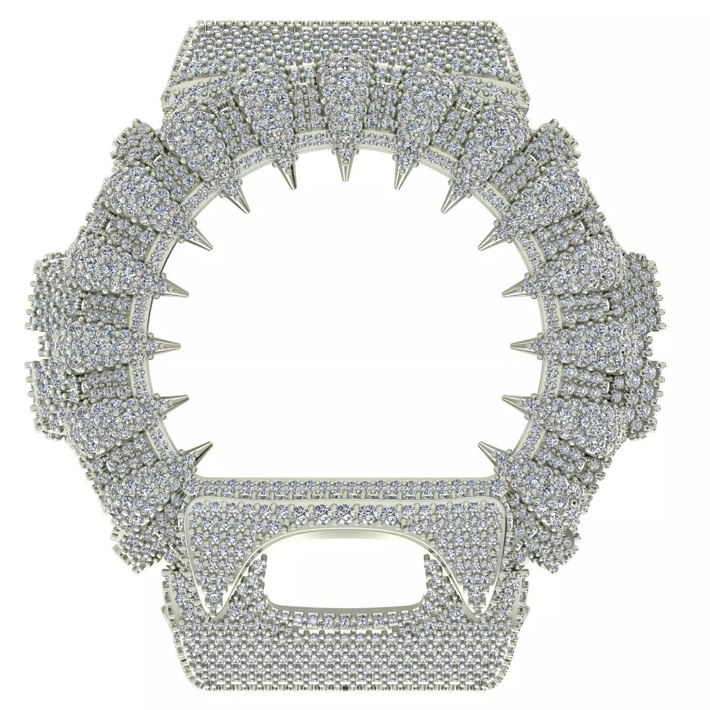 Watch case compatible with DW-6900 3D print model 3D print model_3