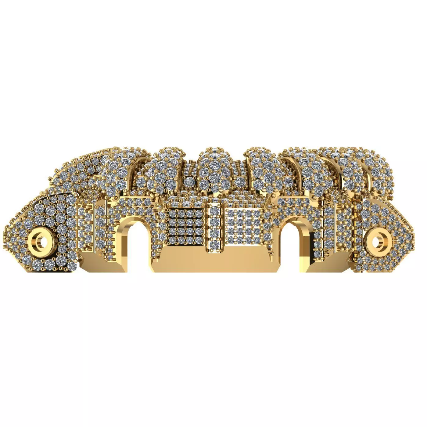 Watch case compatible with DW-6900 3D print model 3D print model_2