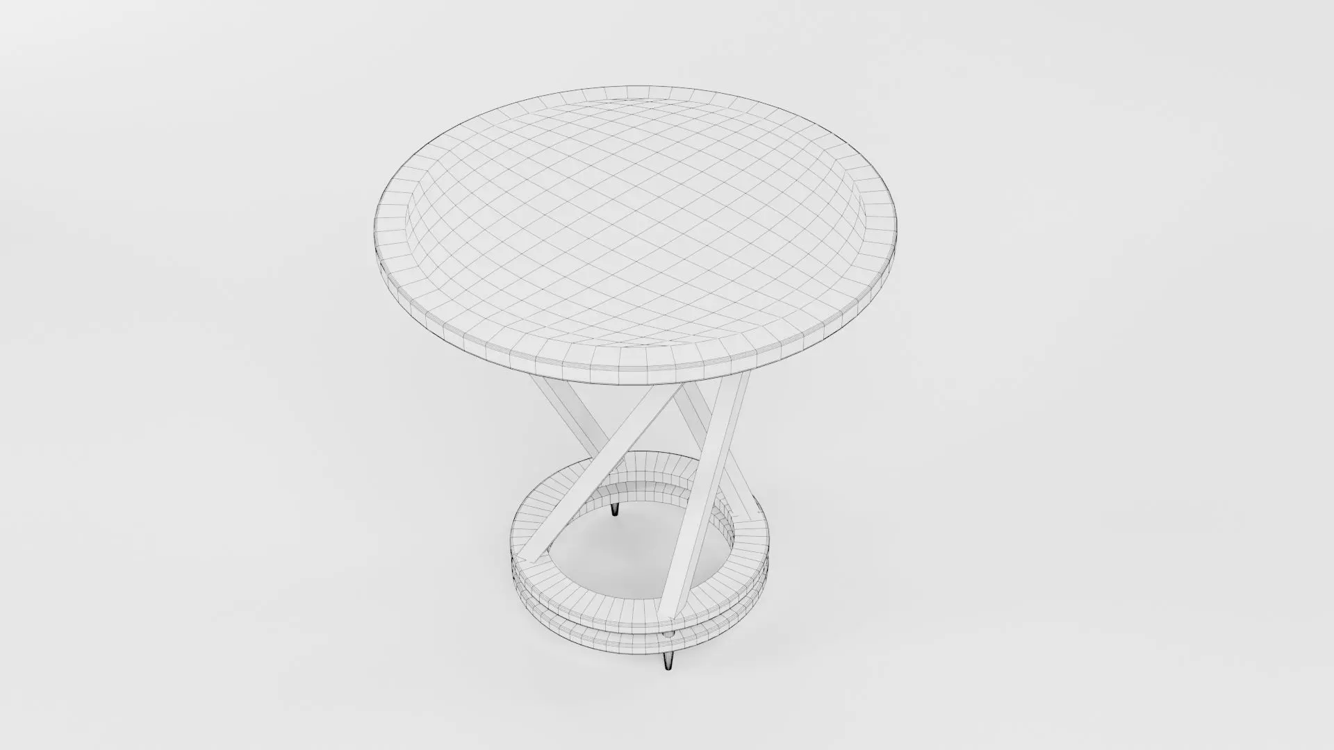 Round Table CG73 3D model_6