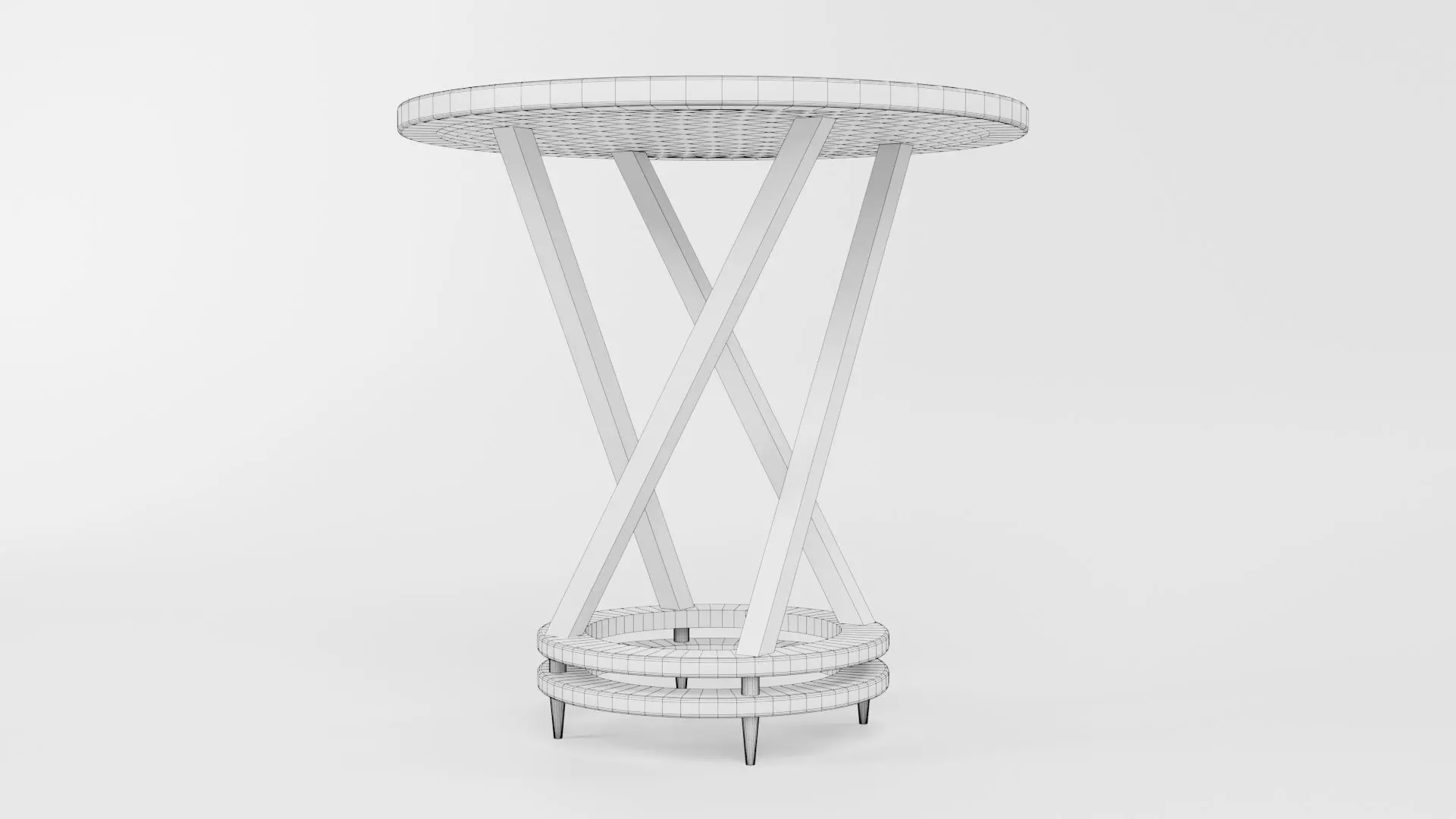 Round Table CG73 3D model_5