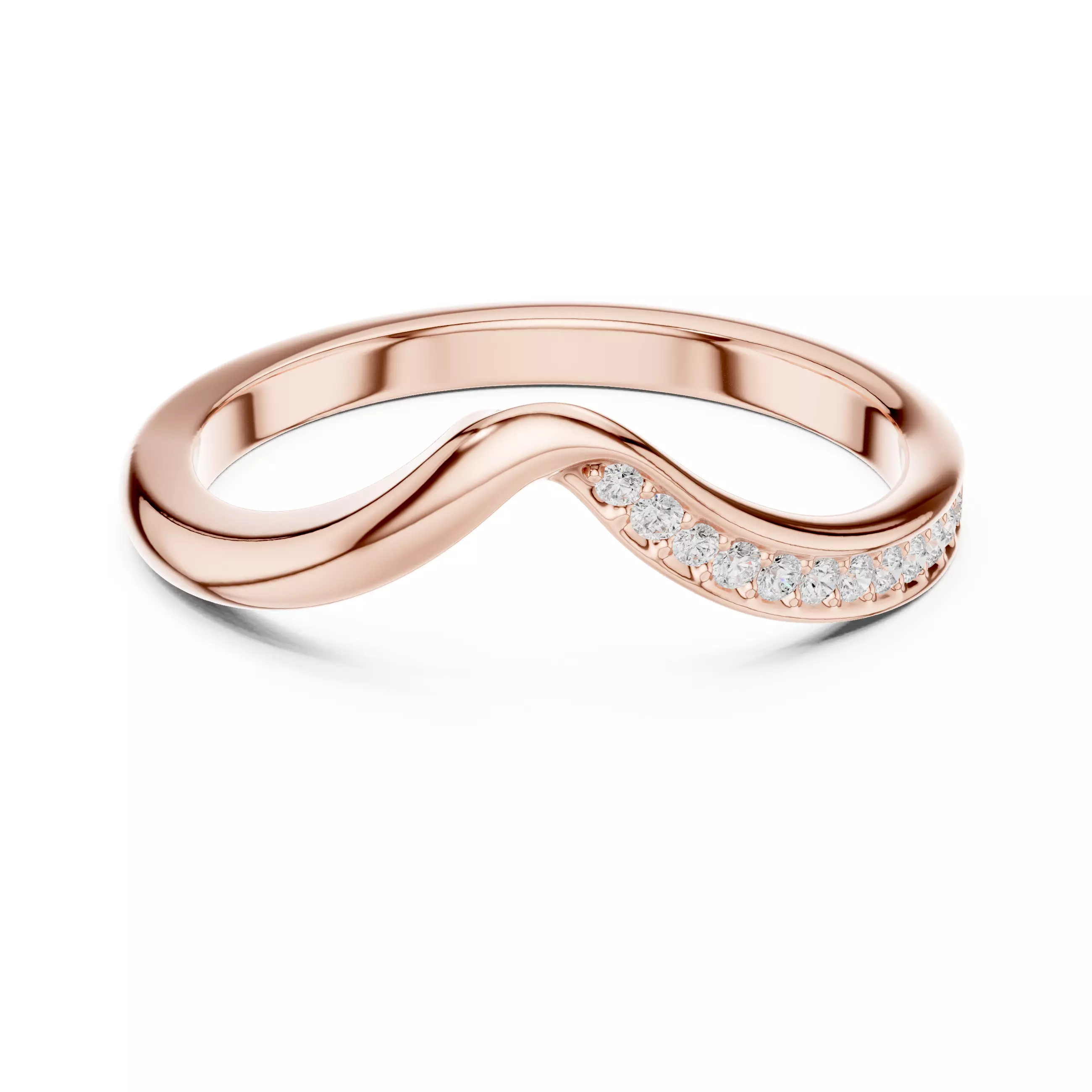 3D Printable Diamond Ring Models STL 3DM File 3D print model 3D print model_9