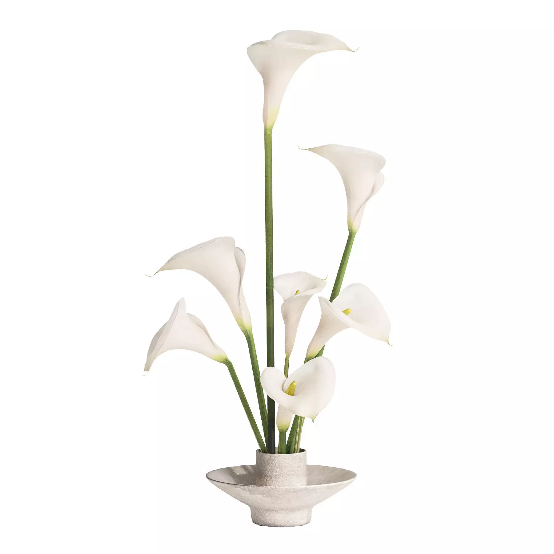 Bouquet-H53-Lily flower 3D model