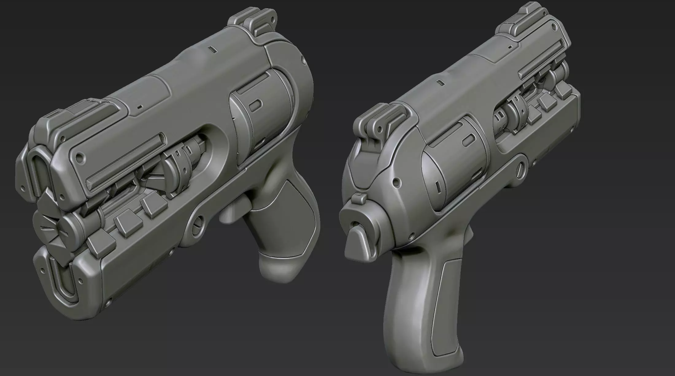 3D Printable Sci-Fi Weapon Part 10 3D model_7