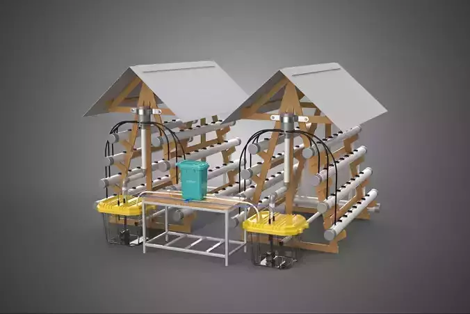 SMART IOT AUTO CONTROL NUTRIENT HYDROPONIC PLANT FARM MONITORING