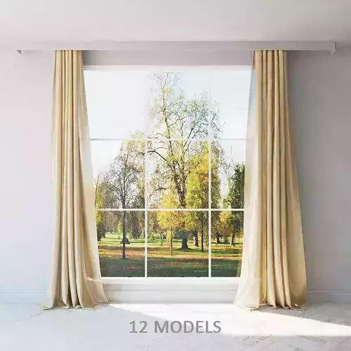 Curtains set of 12 models