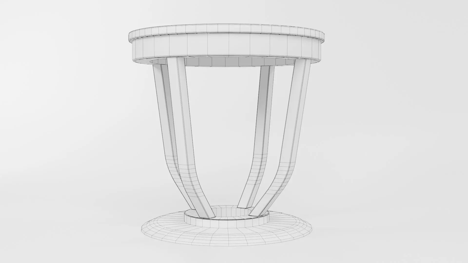 Round Table CG80 3D model_5