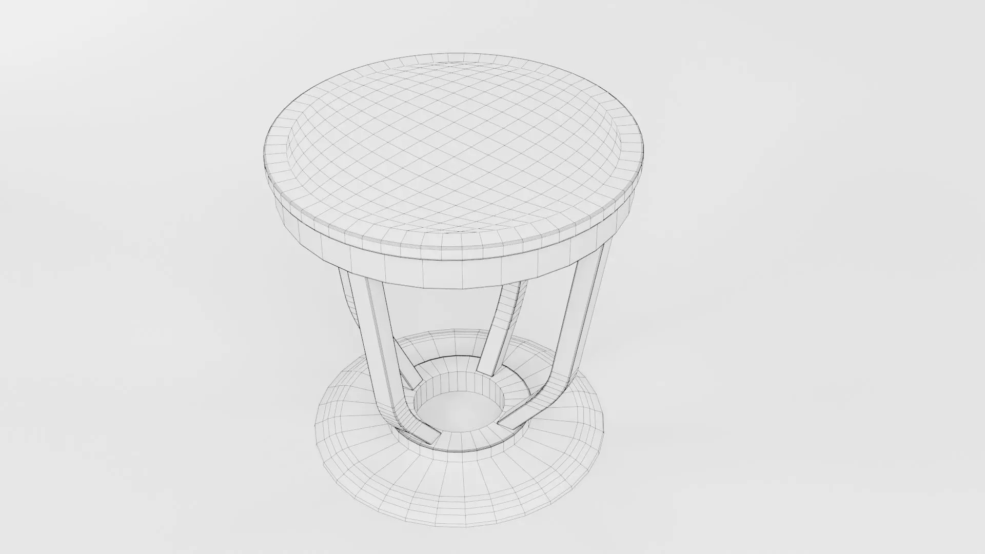 Round Table CG80 3D model_6