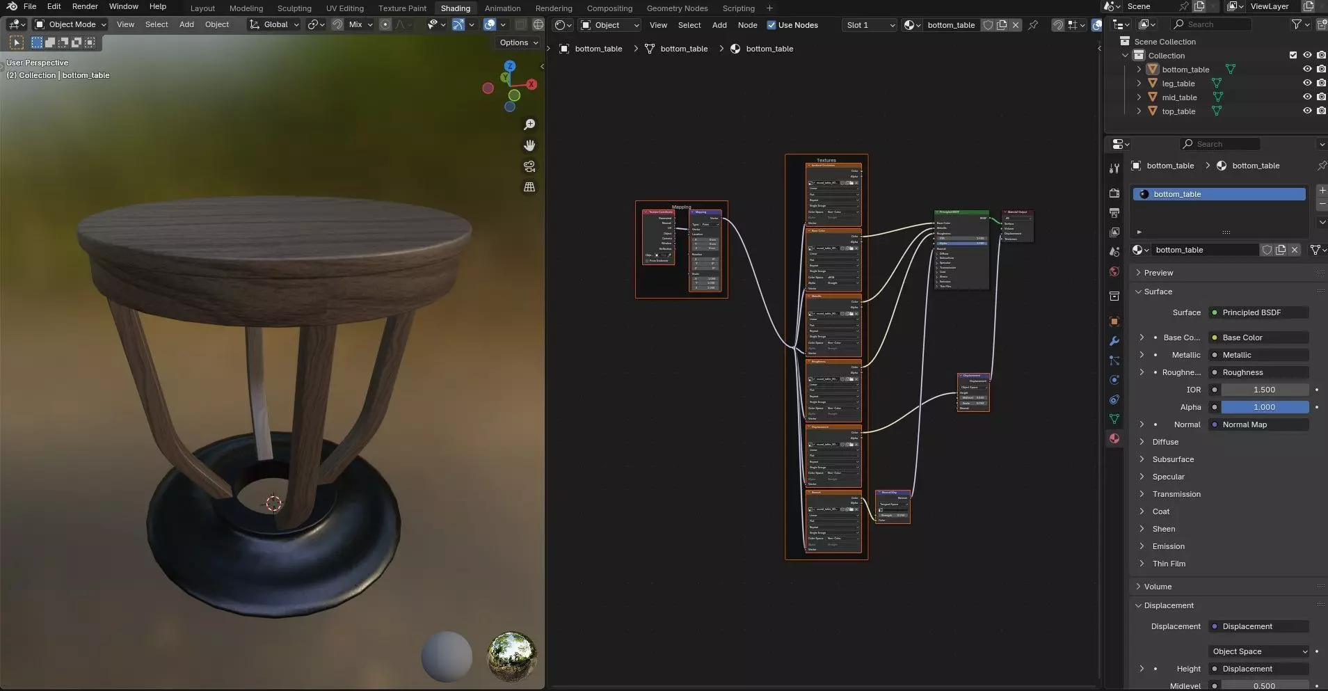Round Table CG80 3D model_11