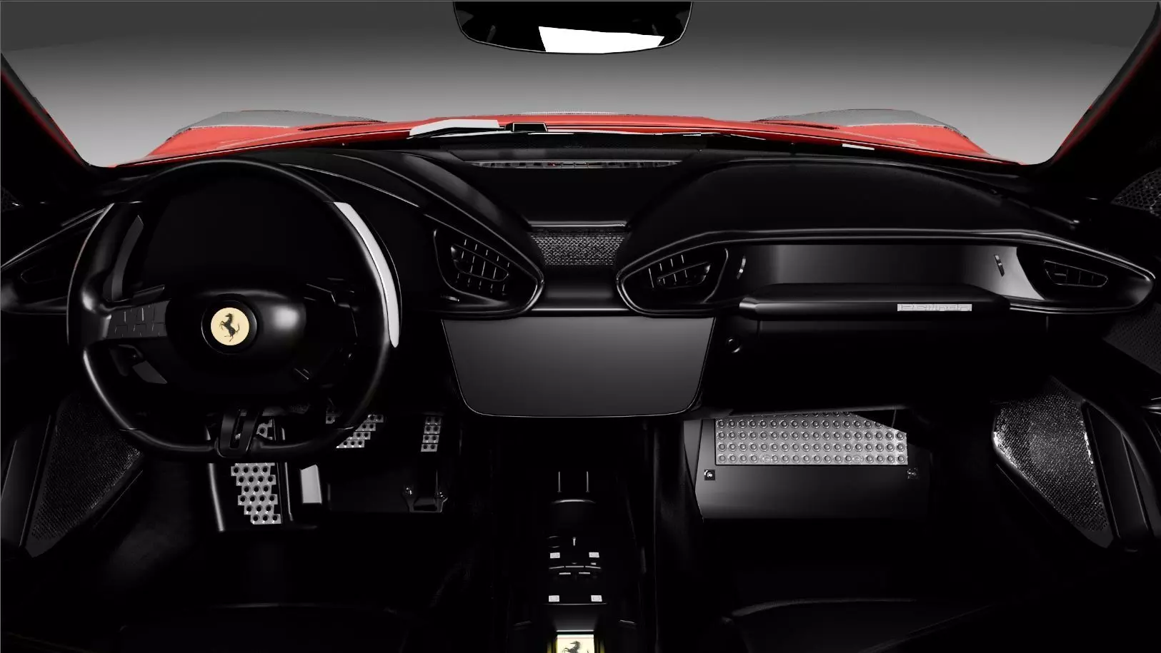 Ferrari 12 Cilindri Competizione Concept Low-poly 3D model_12