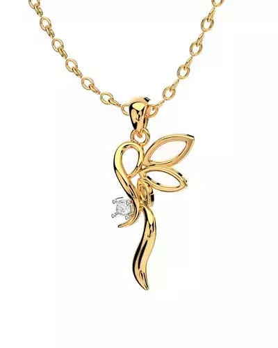 Light Jewelry  Diamond Pendent 3D ShowCase- X008-V3